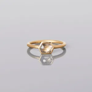 0.71 Carat One-of-a-Kind Rose Cut Grey Diamond Ring | DR84-OOAK