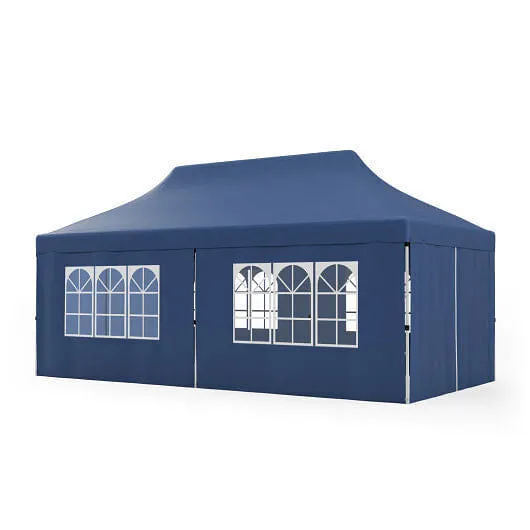10 x 20 FT Pop up Canopy with 6 Sidewalls and Windows and Carrying Bag for Party