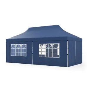 10 x 20 FT Pop up Canopy with 6 Sidewalls and Windows and Carrying Bag for Party