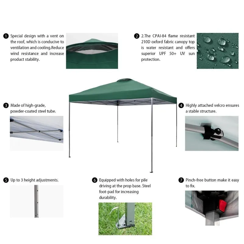 10’x 10’ Outside Pop-Up Canopy