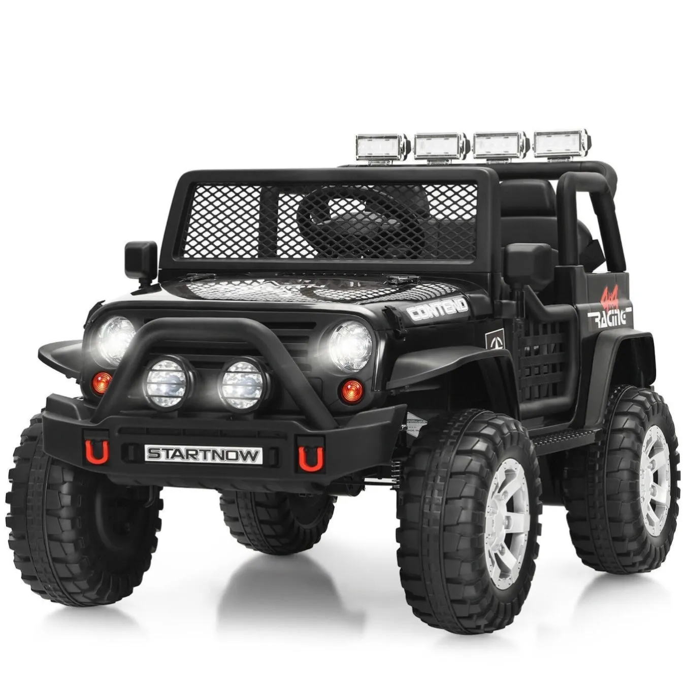 12V Ride On Electric Toy Truck | Remote Control with LED Lights | 3  Years | 3 Colour Options
