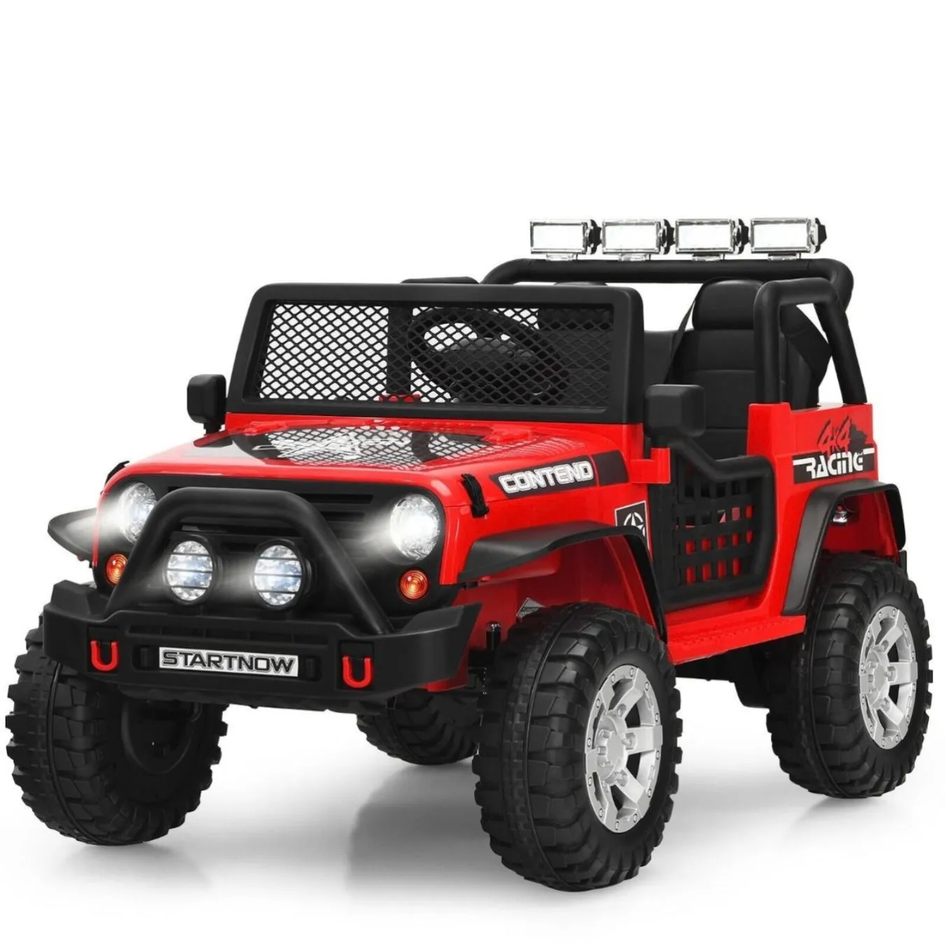 12V Ride On Electric Toy Truck | Remote Control with LED Lights | 3  Years | 3 Colour Options