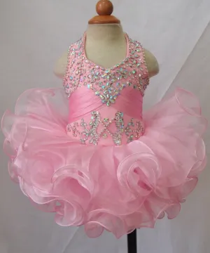 16 color avalible---Baby Girl/Infant/toddler/baby/children/kids Glitz Girl's Pageant Dress