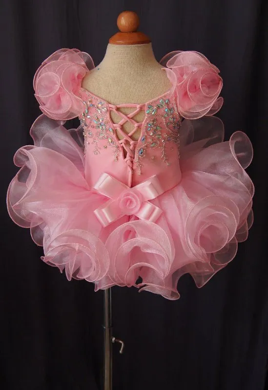 16 color-Infant/toddler/baby/children/kids Cupcake Pageant Dress G053-1