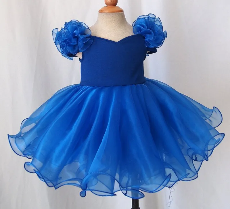 16 color-Infant/toddler/baby/children/kids doll style Girl's Natural Pageant Dress,1~4T EB053D