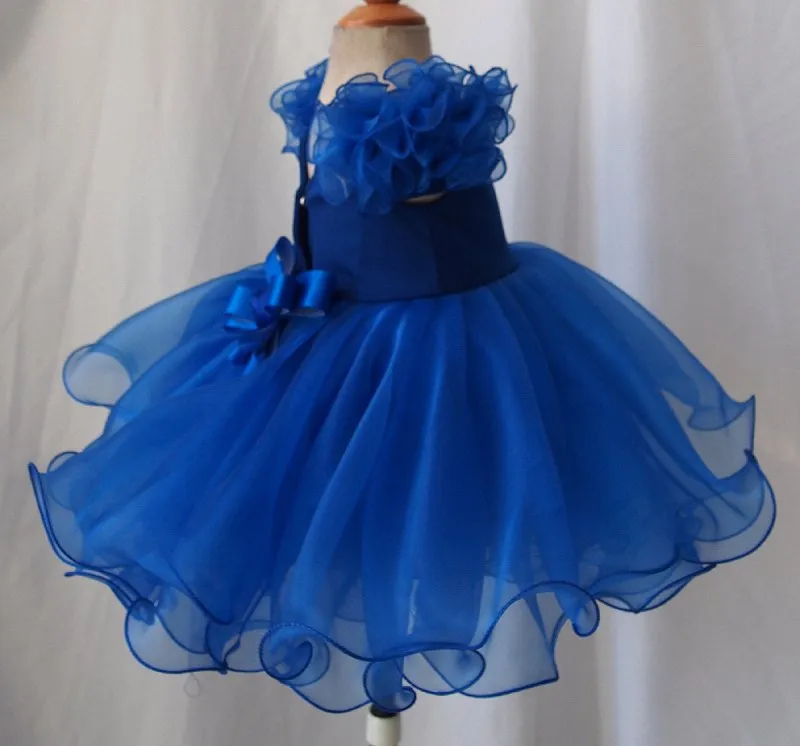 16 color-Infant/toddler/baby/children/kids doll style Girl's Natural Pageant Dress,1~4T EB053D