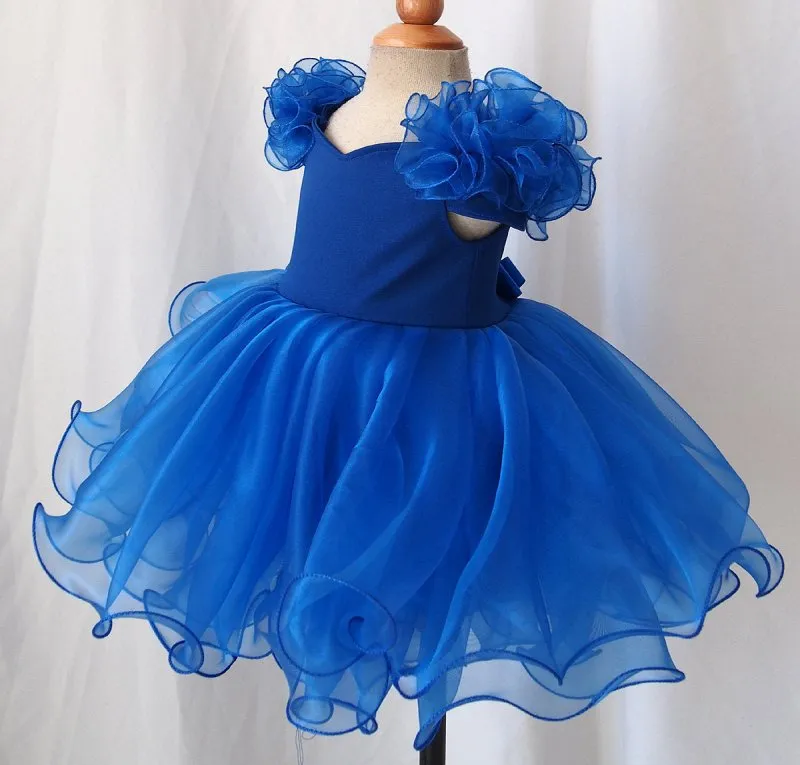 16 color-Infant/toddler/baby/children/kids doll style Girl's Natural Pageant Dress,1~4T EB053D