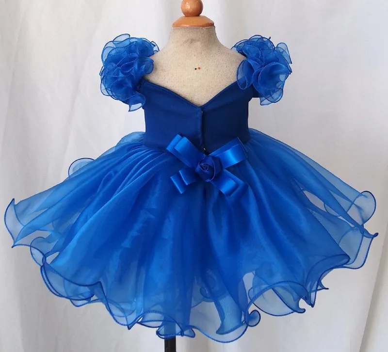 16 color-Infant/toddler/baby/children/kids doll style Girl's Natural Pageant Dress,1~4T EB053D
