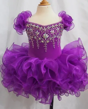 16 color-Infant/toddler/baby/children/kids doll style Girl's Pageant Dress