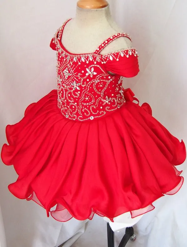 16 color---Infant/toddler/baby/children/kids Girl's Baby Doll Pageant Gown