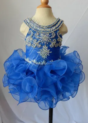 16 color ---Infant/toddler/baby/children/kids Girl's glitz Pageant evening Dress/clothing size1~4 G168