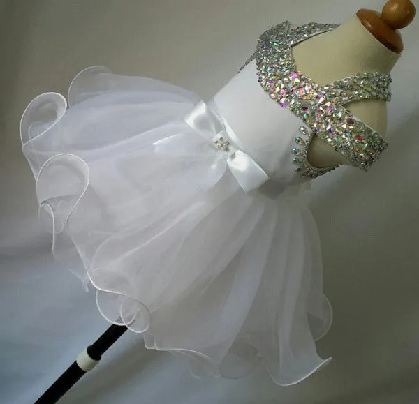 16 color -- Infant/toddler/baby/children/kids glitz Girl's Baby Doll Pageant Dress 1~5T G081D
