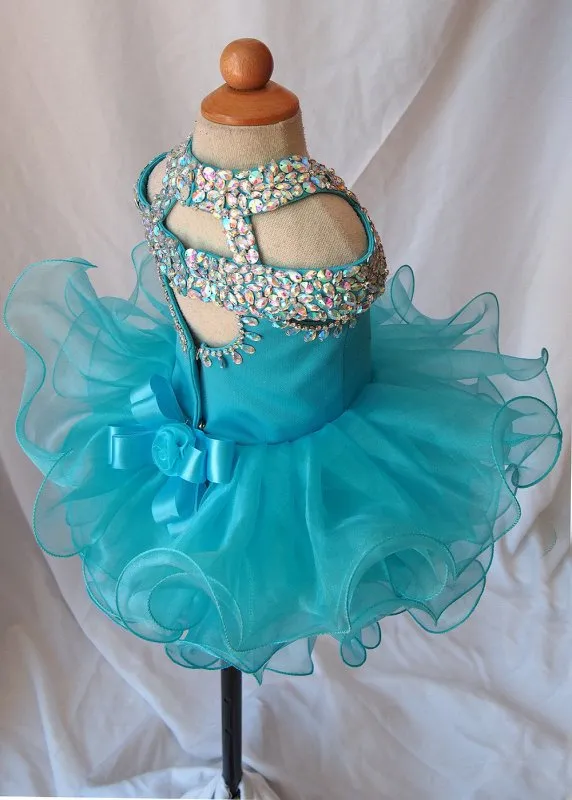 16 color --- Infant/toddler/baby/children/kids glitz Girl's Pageant Dress 1~4T G081A