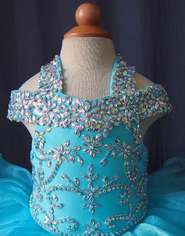 16 Colors Infant/toddler/baby/children/kids Girl's Pageant Gown 1~4T G123-2