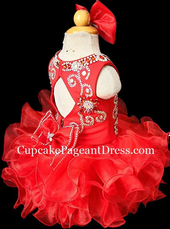 16 Colors---Little Girl/Toddler/Baby/Infant/Kids Glitz Cupcake Pageant Dress