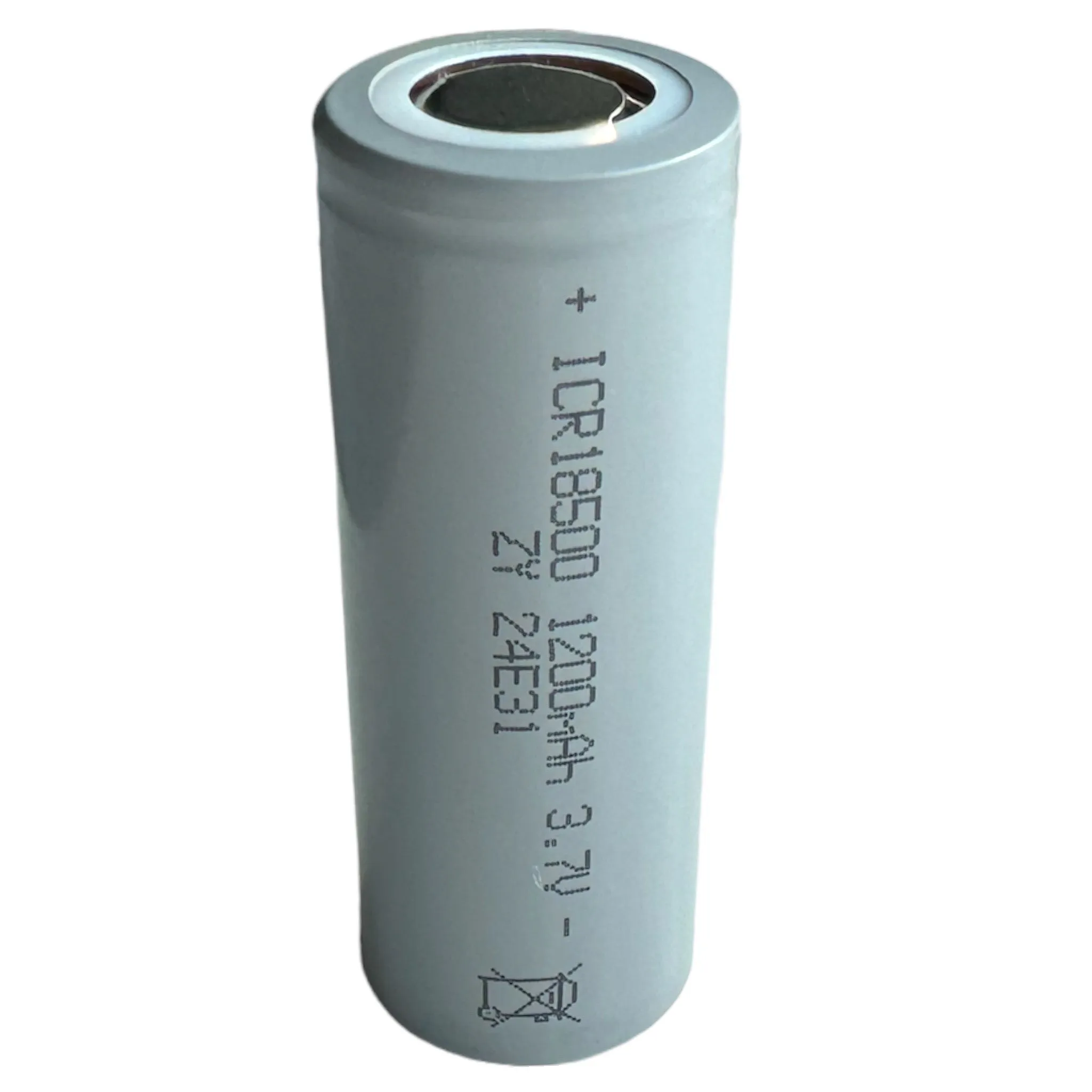 18500 Li-Ion 1200mAh FLAT TOP