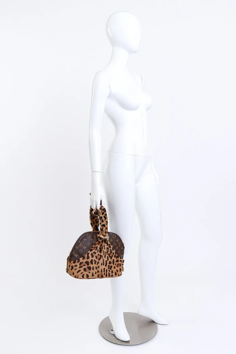1996 "La Centenaire" Leopard Print Alma Bag