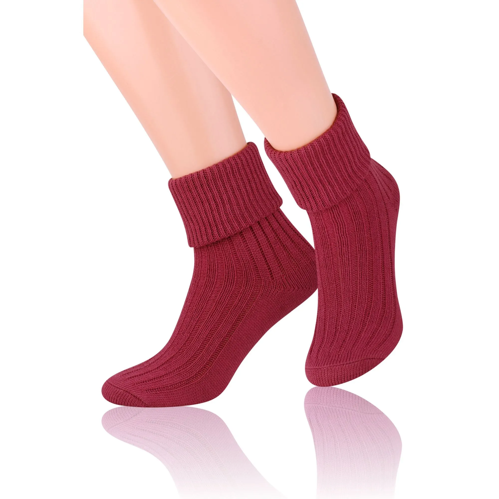3 Pack Ladies Cosy Wool Bed Socks (2 Sizes)