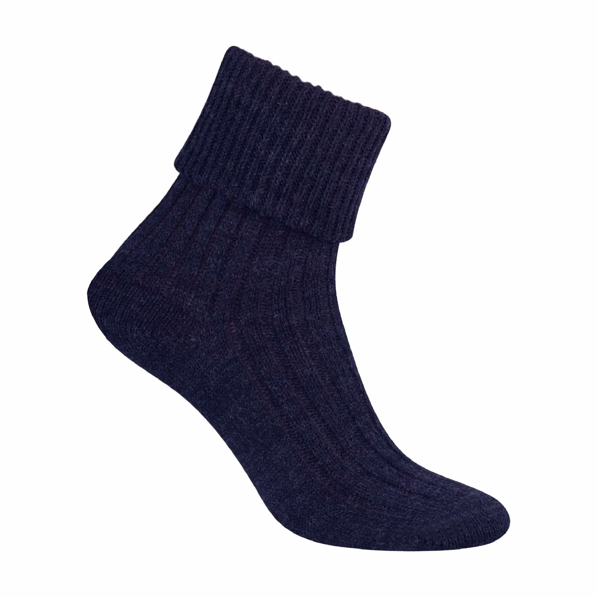3 Pack Ladies Cosy Wool Bed Socks (2 Sizes)