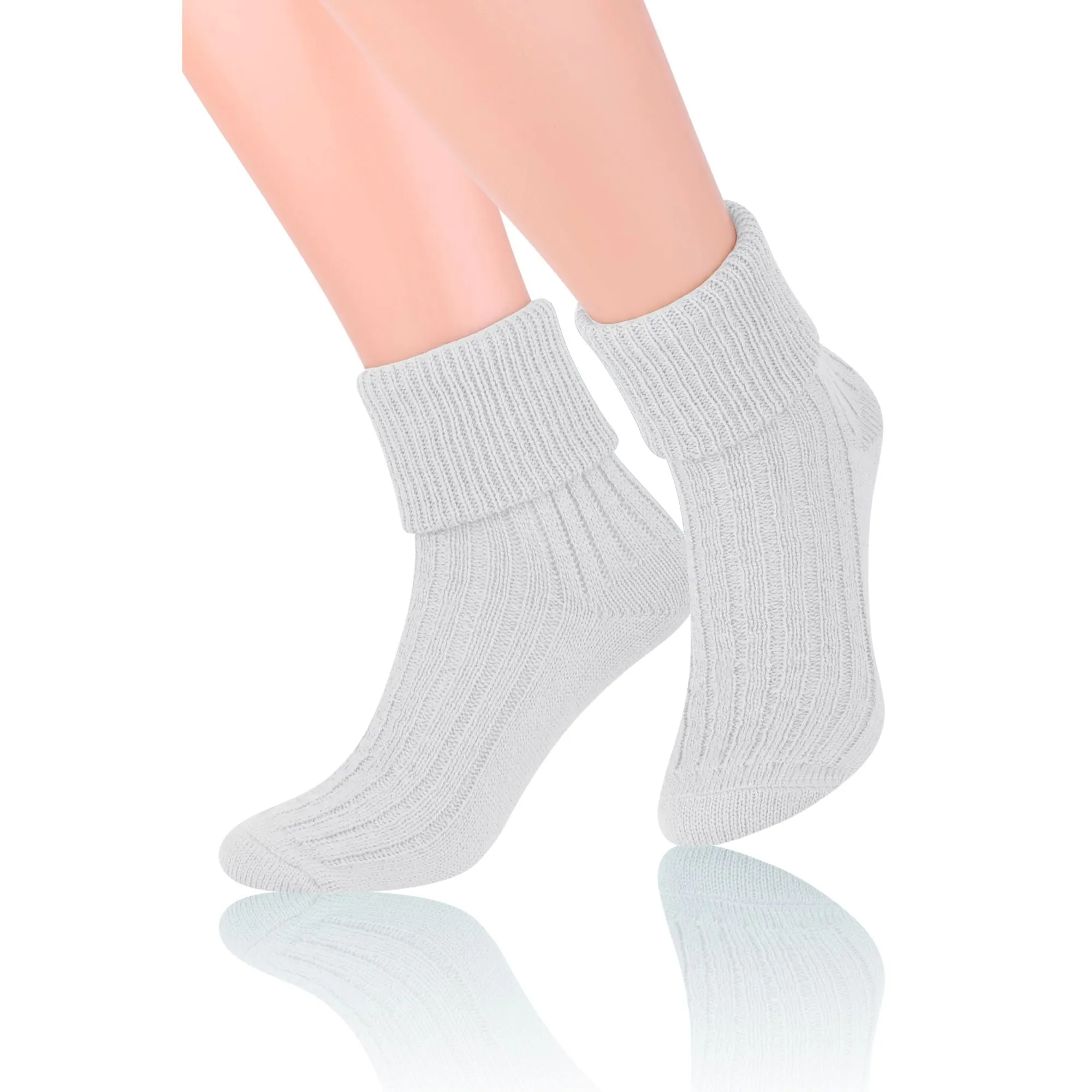 3 Pack Ladies Cosy Wool Bed Socks (2 Sizes)