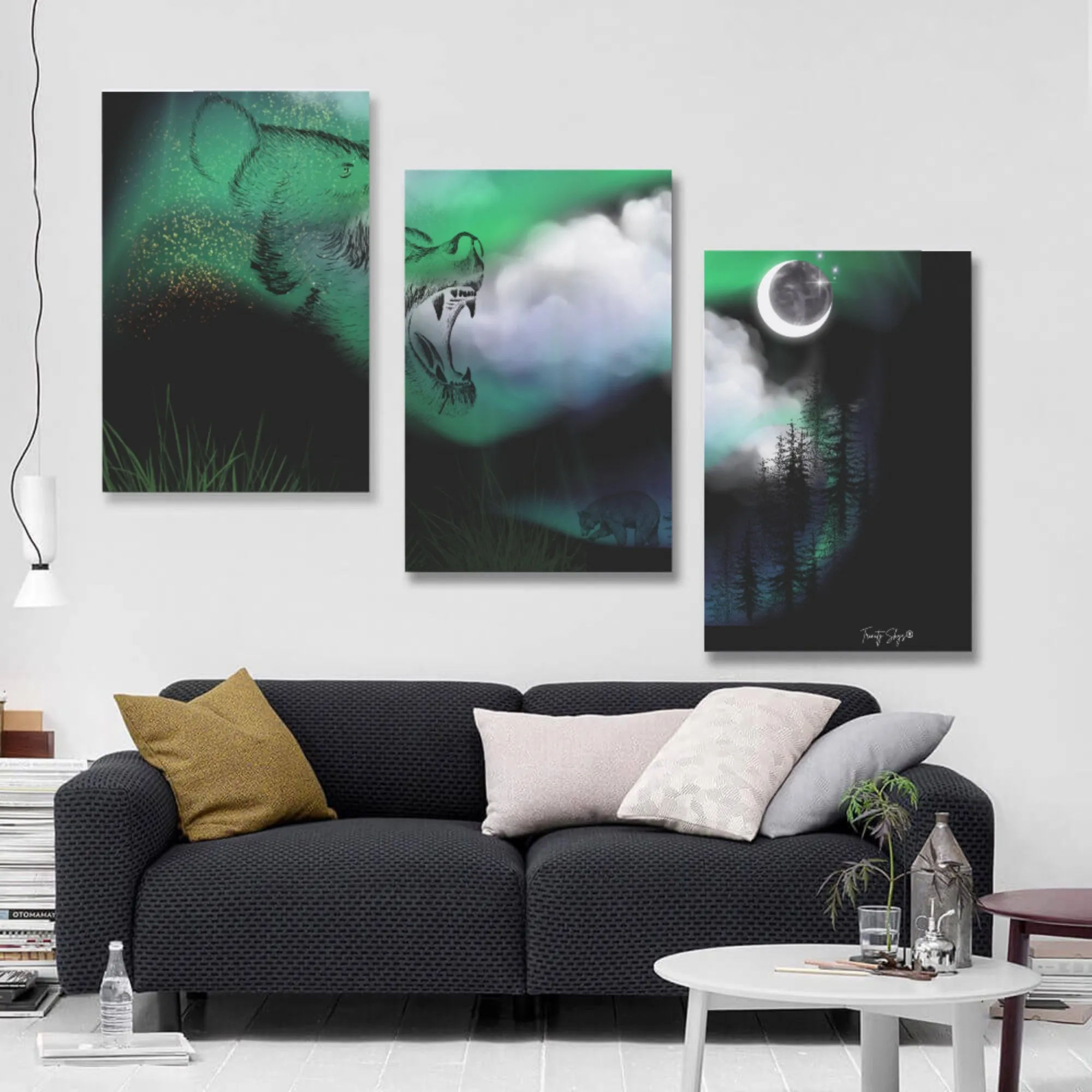 3pc Wall Art (bear)