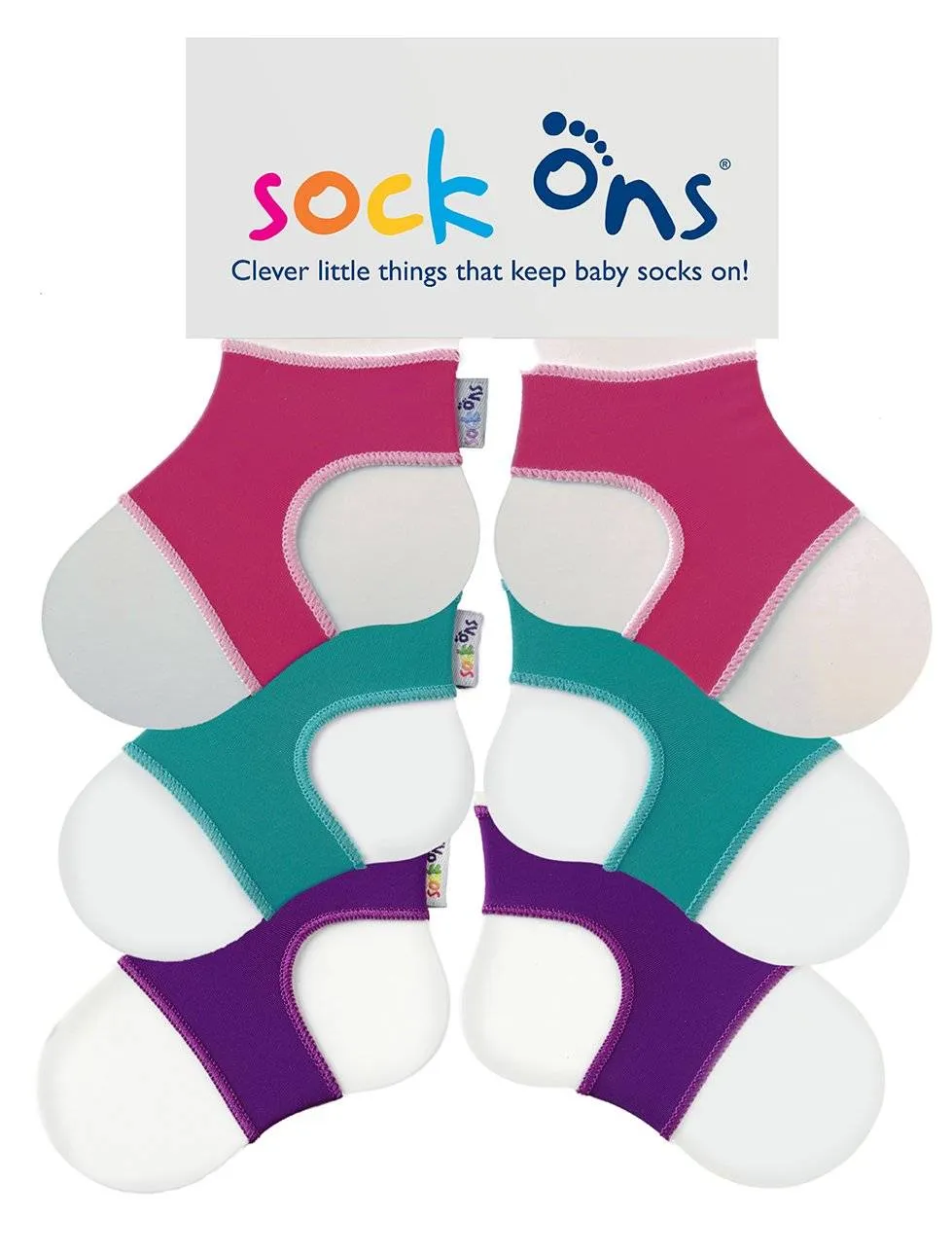 3pk Sock Ons Multi Pack SAVE! SS21A