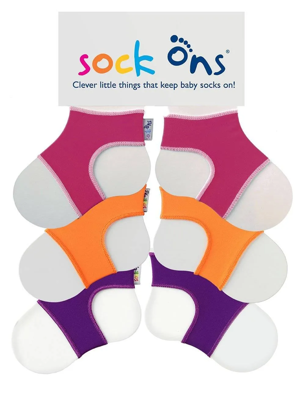 3pk Sock Ons Multi Pack SAVE! SS21A