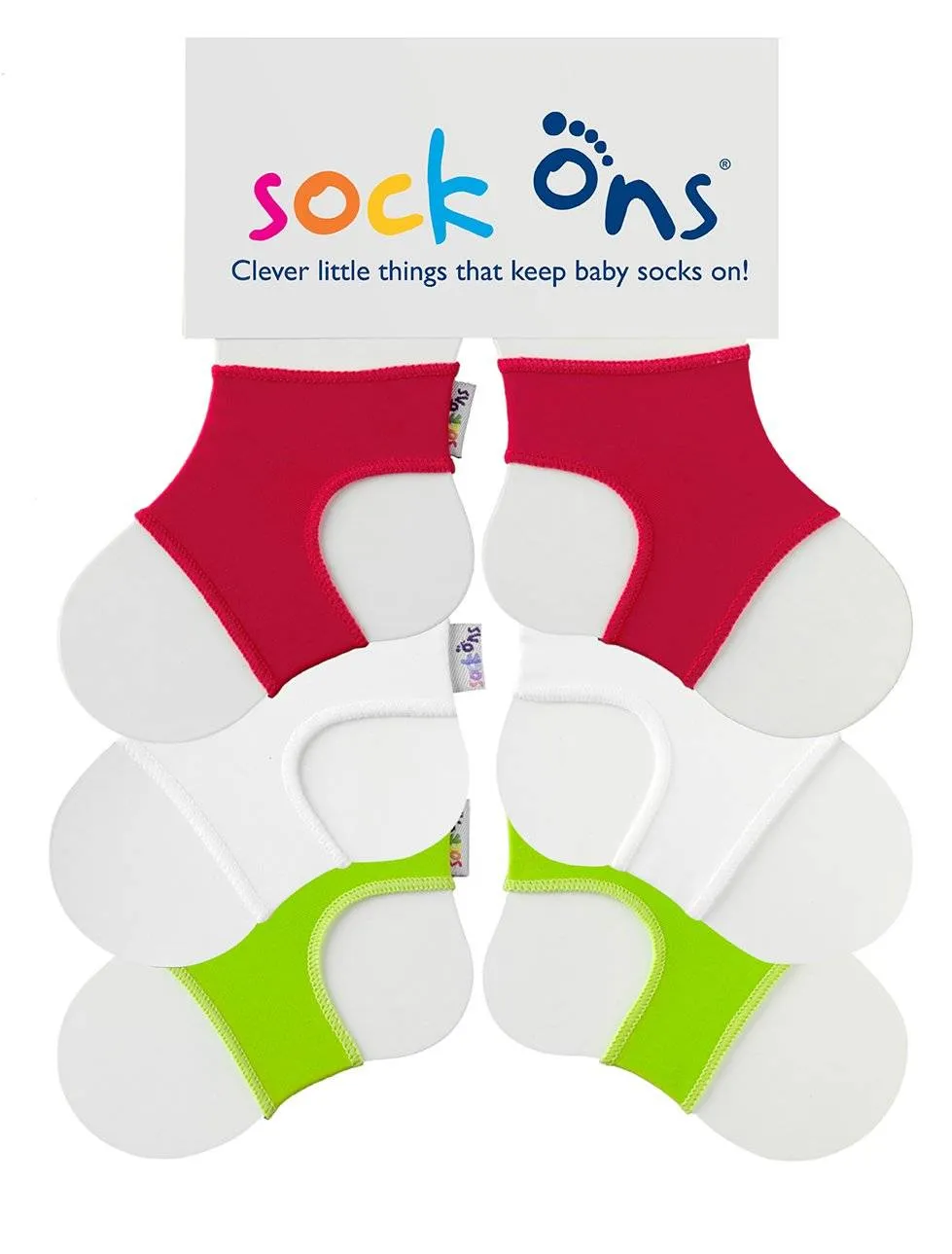 3pk Sock Ons Multi Pack SAVE! SS21A