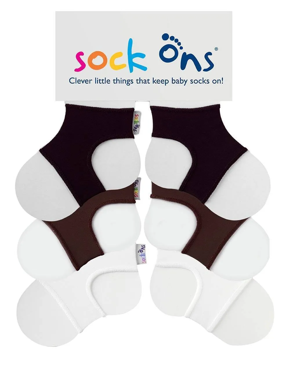 3pk Sock Ons Multi Pack SAVE! SS21A