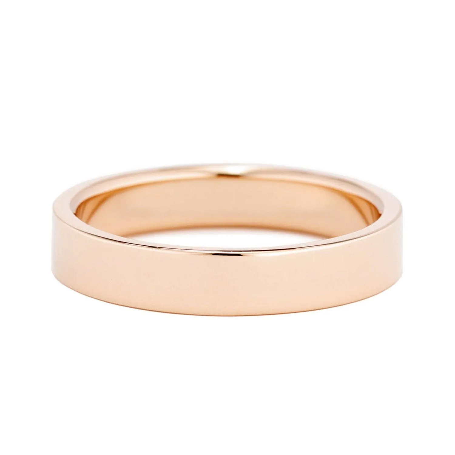 4mm Flat Wedding Band