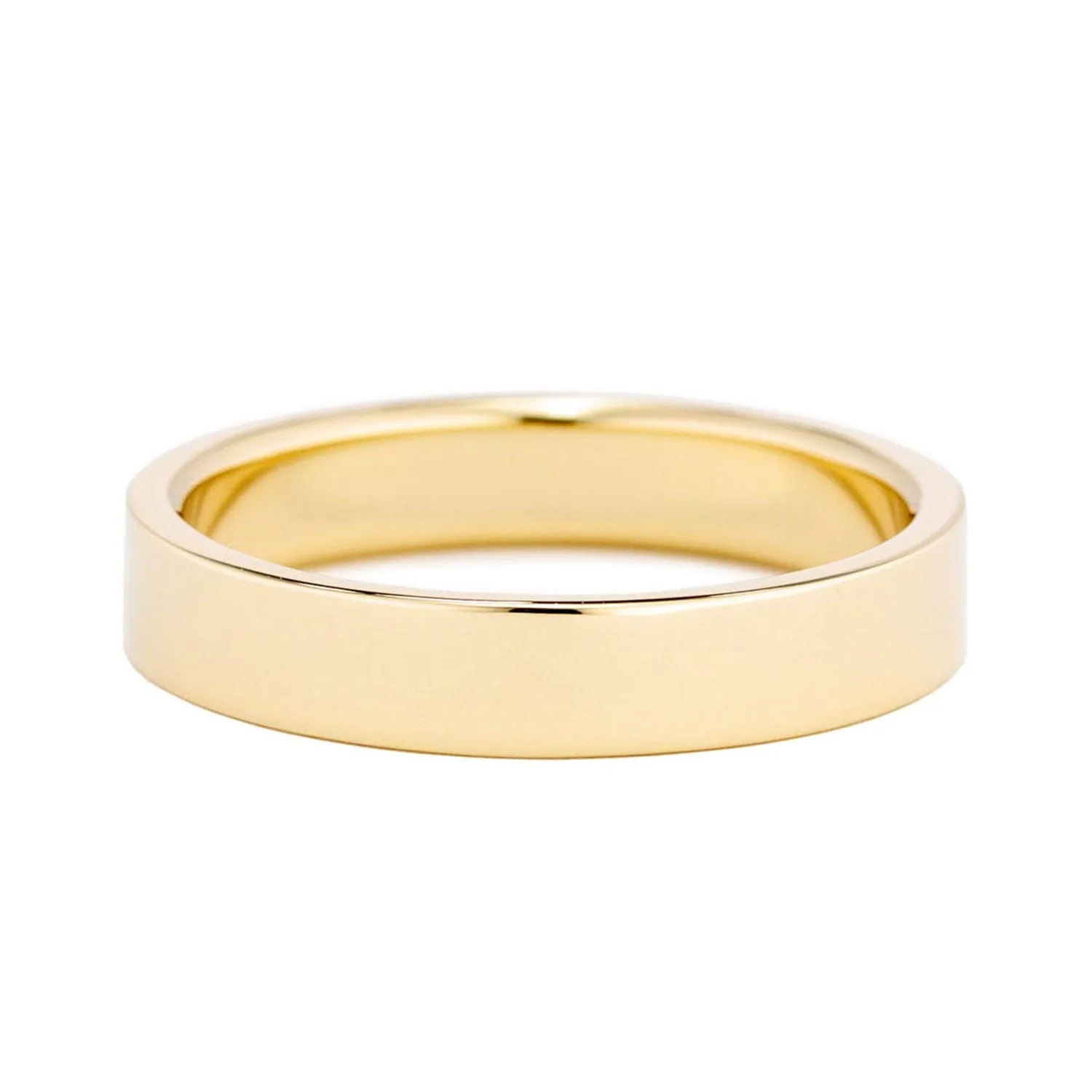 4mm Flat Wedding Band