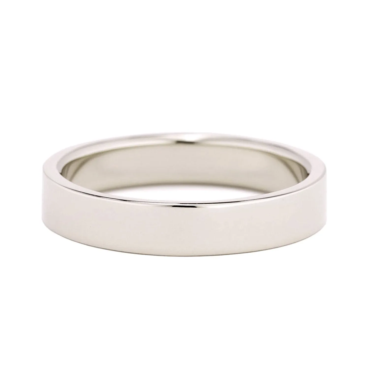 4mm Flat Wedding Band