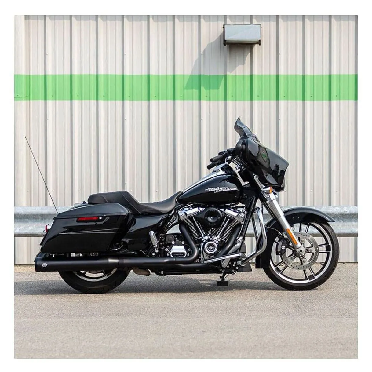 550-0990 GNX SLIP-ONS FOR M8 TOURING MODELS—BLACK