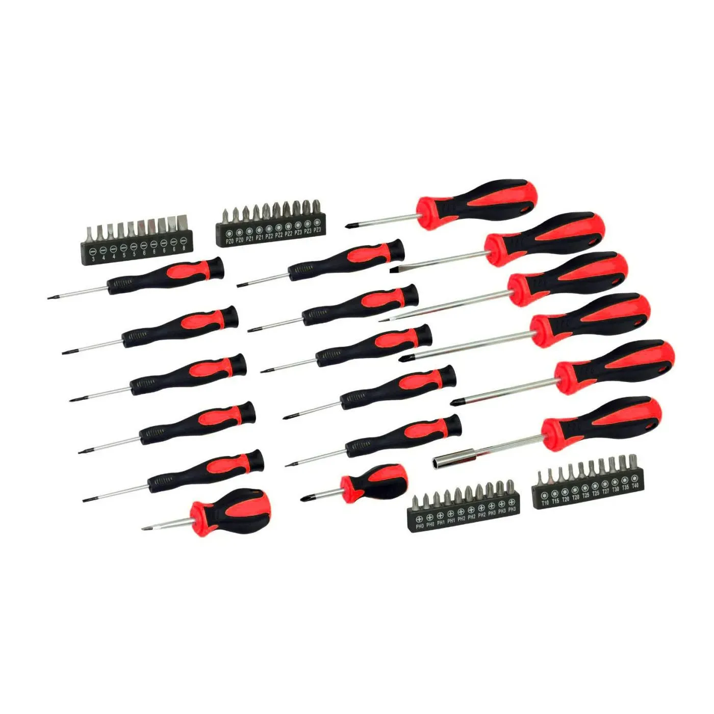 58pc Screwdriver Set Philips Flat Slot Torx Pozi & Case - 3 Year Warranty