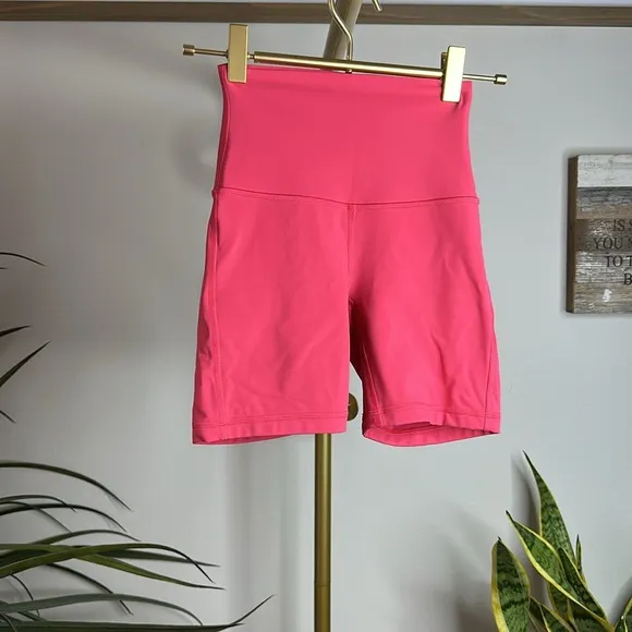 67. 2024 Square Tag Lululemon Align Short 6&quot;Guava Pink