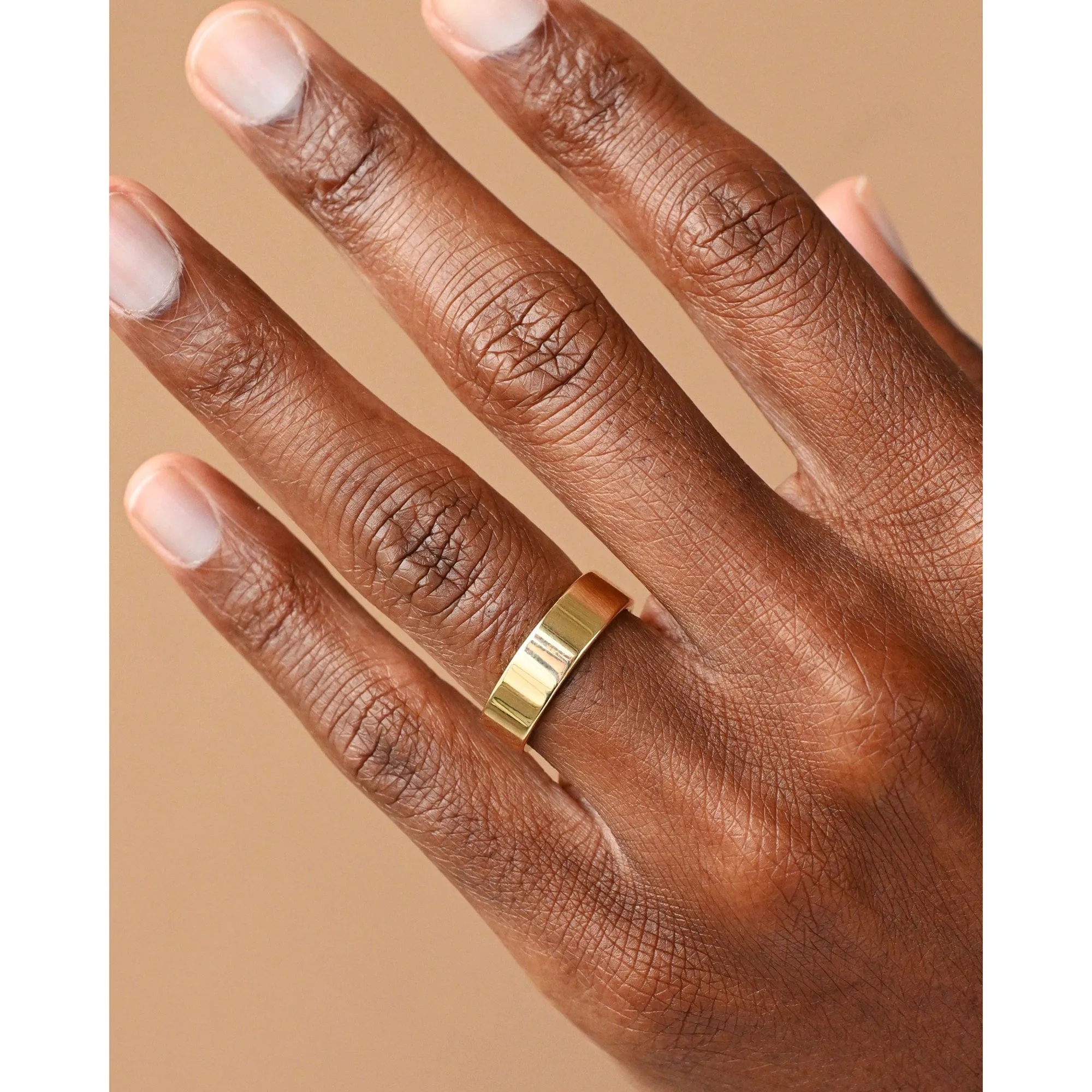 6mm Flat Wedding Band
