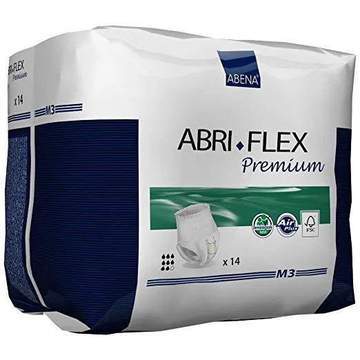 Abena Abri-Flex Pull-Ons Pads, Extra, Case/84 (6/14s), Medium M3