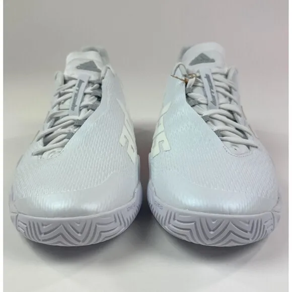 adidas Barricade Womens White Red Low Top Tennis Shoes Sneakers Athletic GW5034