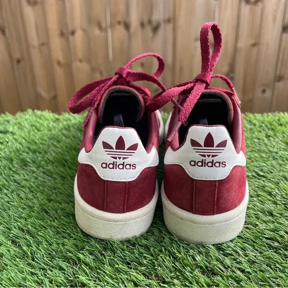 adidas Campus Collegiate Burgundy size 5m/6.5w