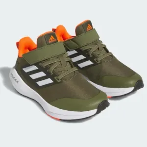 adidas EQ21 Run Bounce Sneakers 2.0 Focus Olive &amp; Orange Youth Boys size 2.5