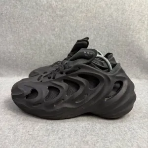 Adidas Men Shoes 6.5 Adifom Q Triple Black Carbon Chunky Lace Up Low Top Sneaker