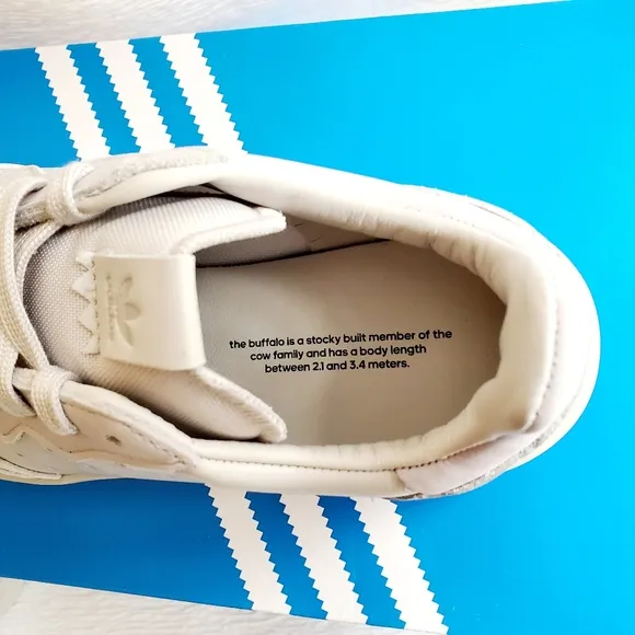 Adidas Men Supercourt Buffalo White Leather Shoes 5.5