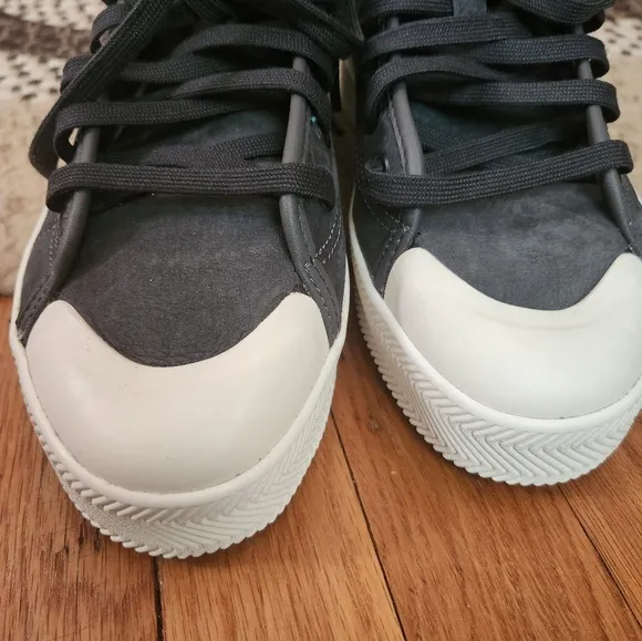 Adidas Nizza Gray Leather Sneakers
