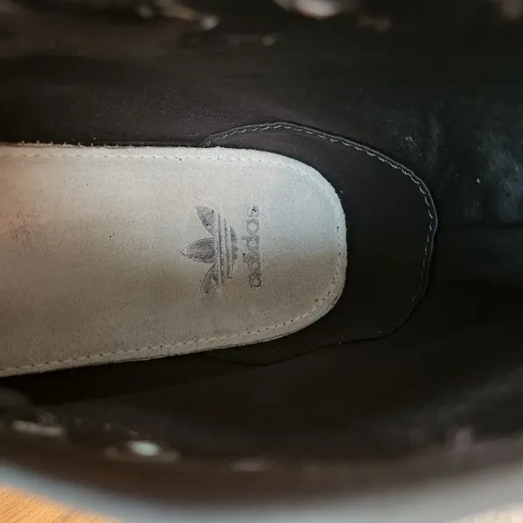 Adidas Nizza Gray Leather Sneakers