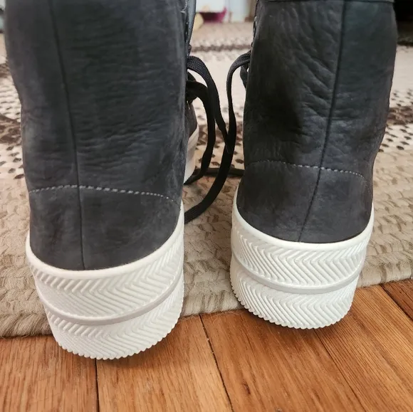 Adidas Nizza Gray Leather Sneakers