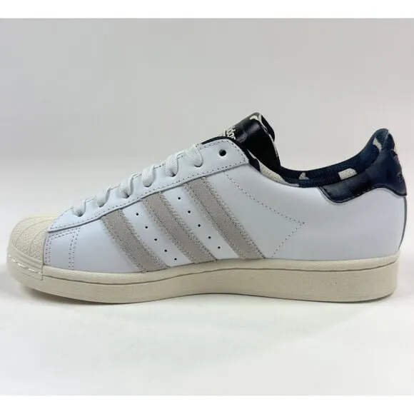 Adidas Originals Superstar White Gray Black Mens 7 Low Shoes Sneakers GY2565