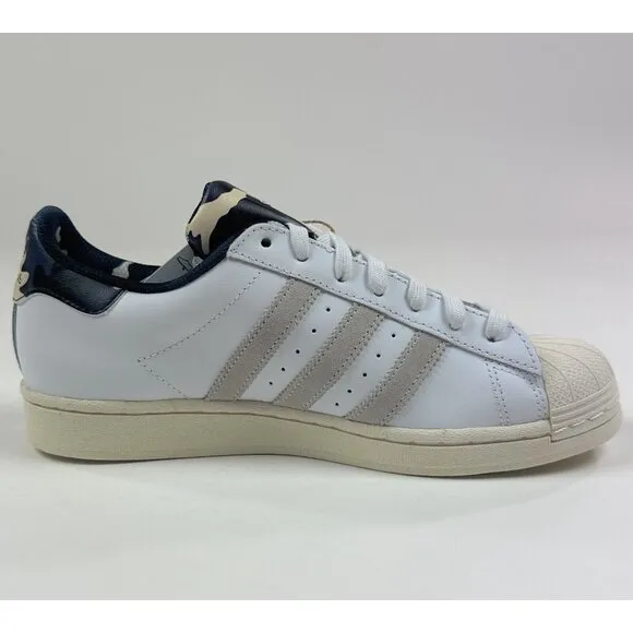 Adidas Originals Superstar White Gray Black Mens 7 Low Shoes Sneakers GY2565