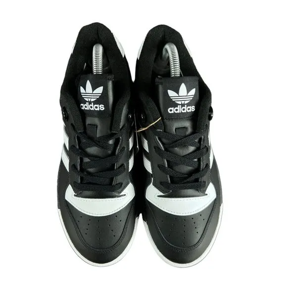 Adidas Rivalry Low J Core Black White Shoes IF5245 Youth Boy's Sizes 3.5-7 (GS)