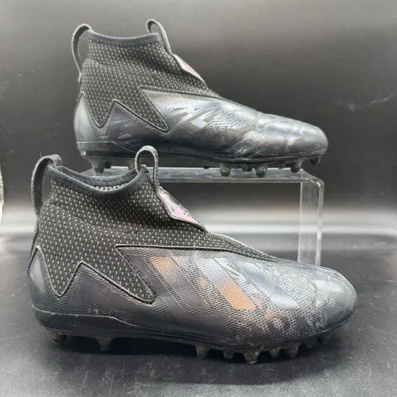 Adidas Spark 23 IG2646 Black Low Top Soccer Football Cleats Youth Size 3.5 EUC