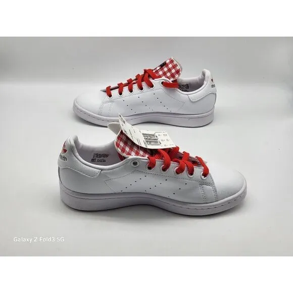 Adidas Stan Smith Originals Shoes Men's 4.5 Red/White Stylish &amp; Comfortable